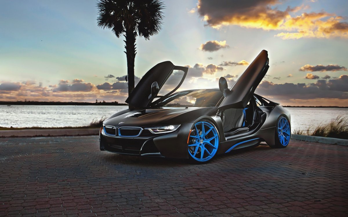 BMW i8 stance