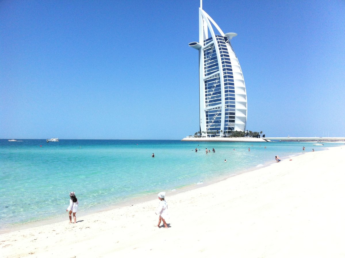Голубая вода пляж Дубай