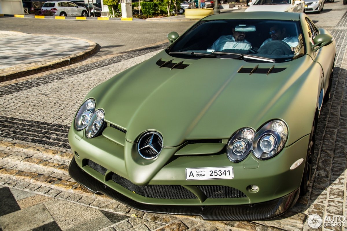 SLR MCLAREN Mercedes зеленый