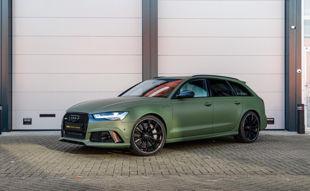 Ауди rs6 зеленая
