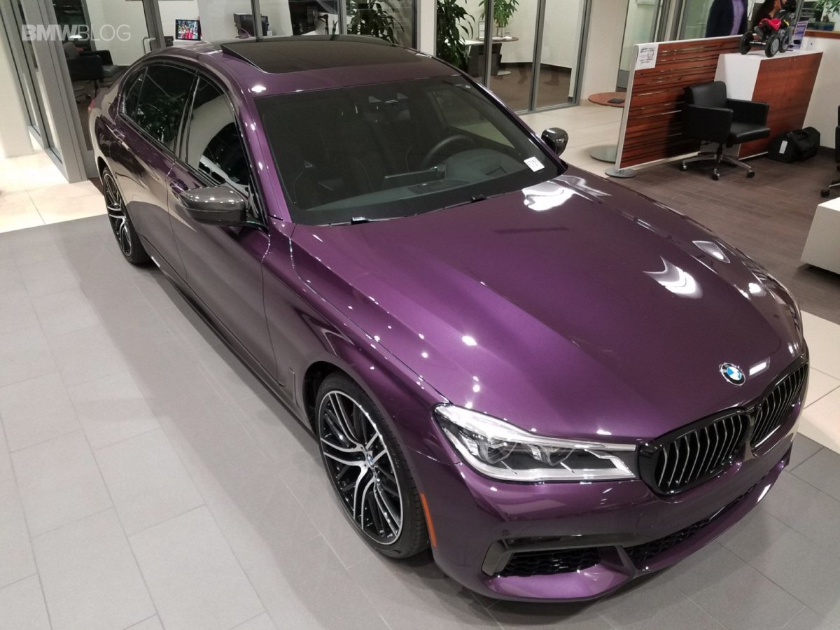 BMW g20 фиолетовая