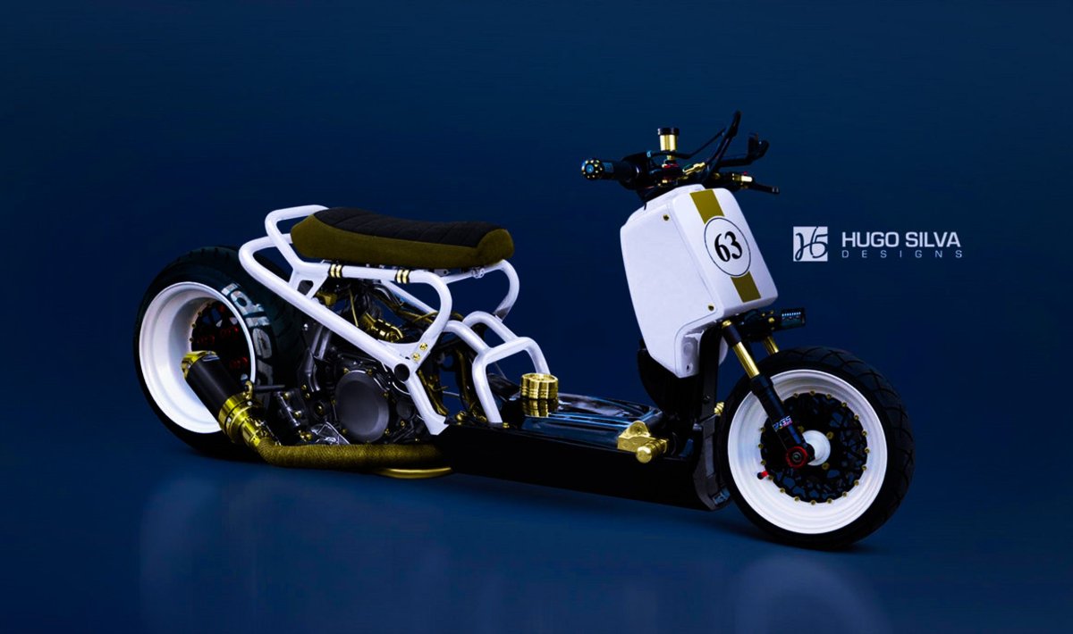 Японский скутер Honda Ruckus