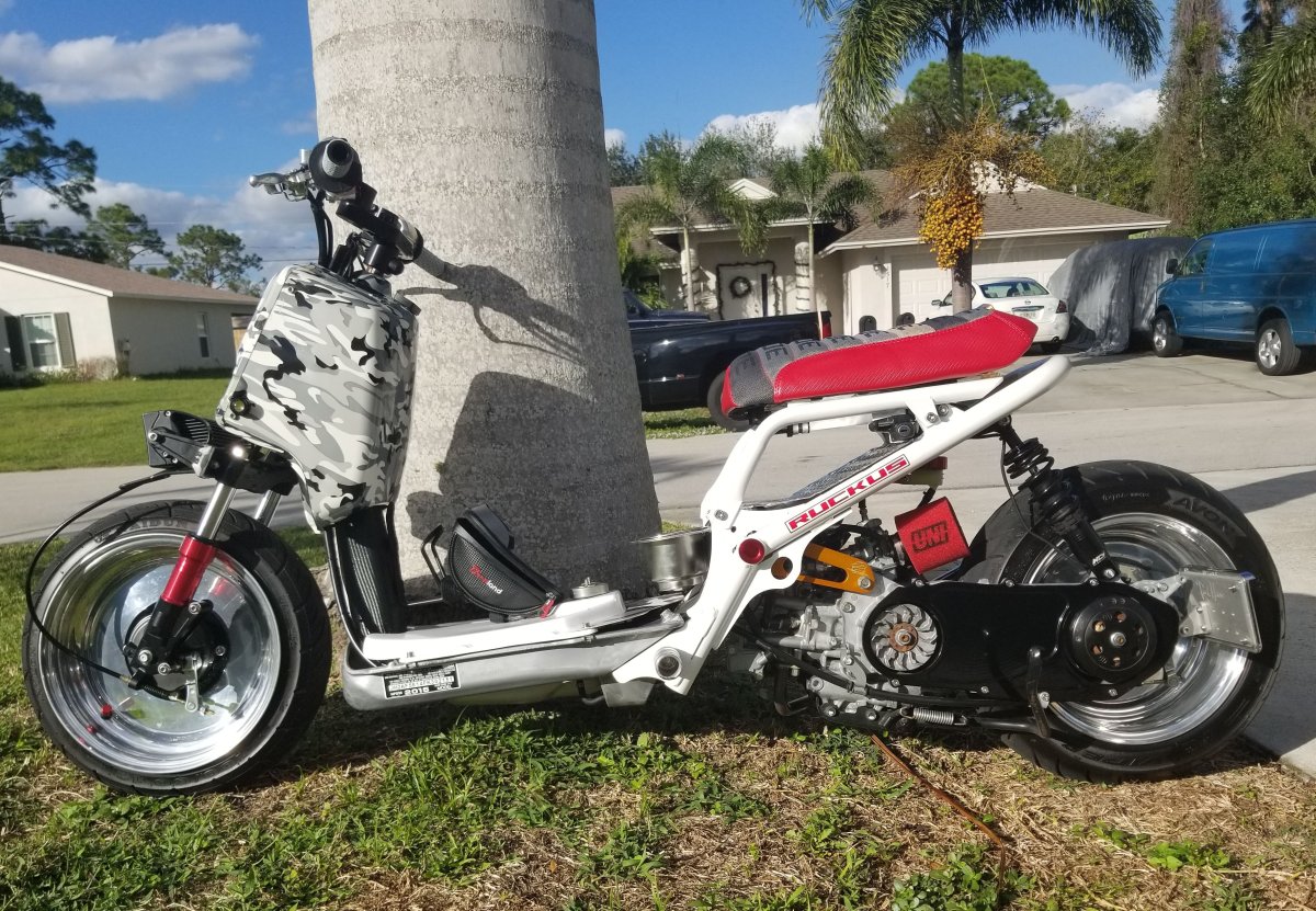 Honda Ruckus водяное охлаждение
