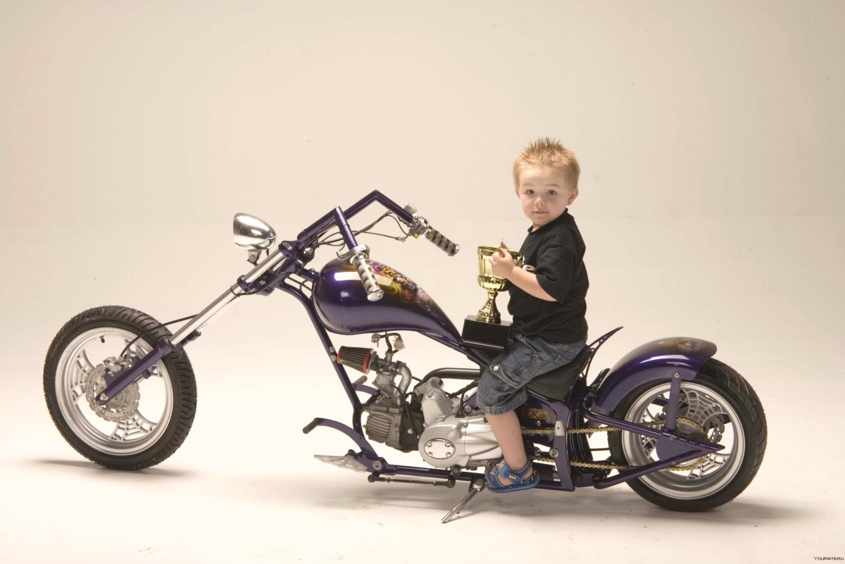 Детский электромотоцикл Харлей Дэвидсон
