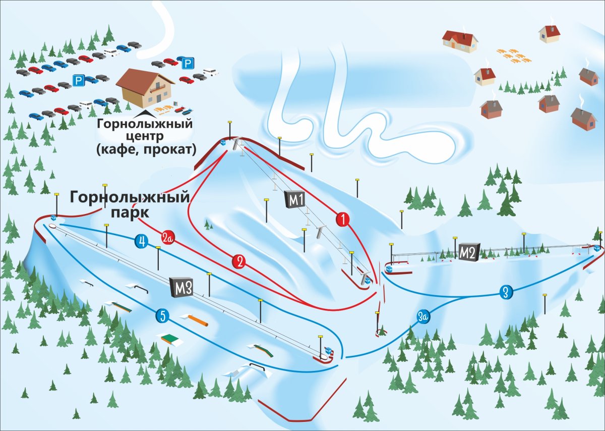 Горнолыжная база мечка Новодвинск