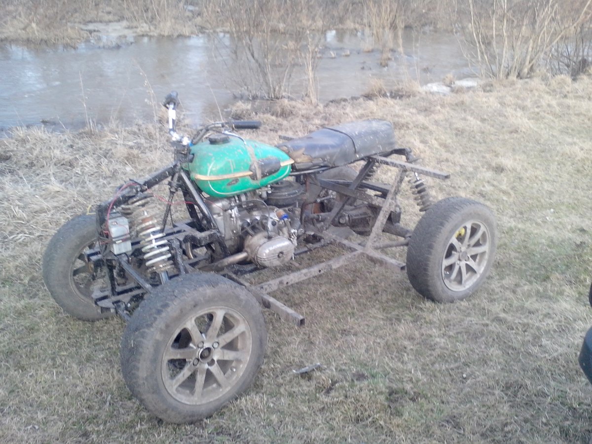Квадроцикл на базе Урала 4х4
