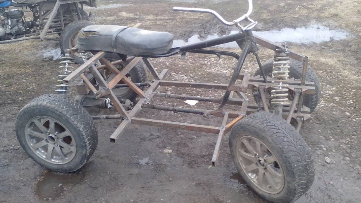 Квадроцикл из мотоцикла Урал 4х4