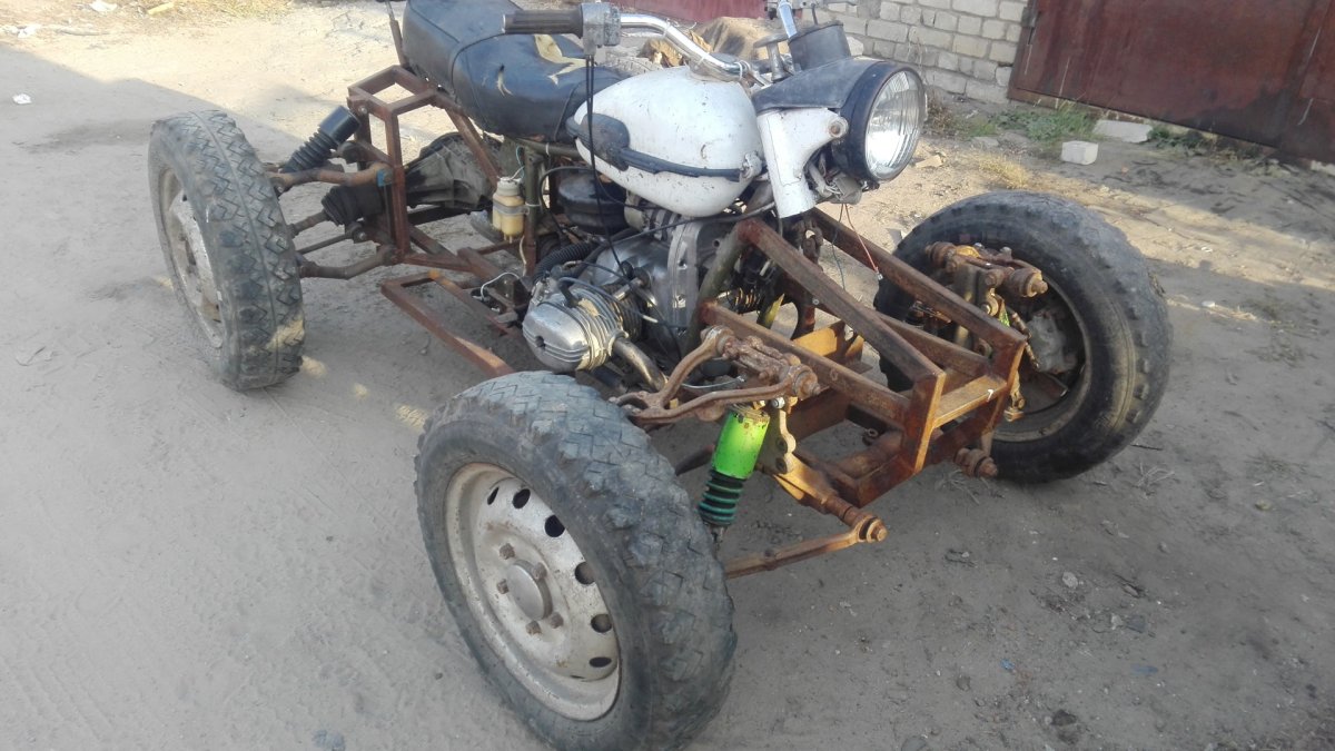 Квадроцикл из Урала 4х4 с раздаткой