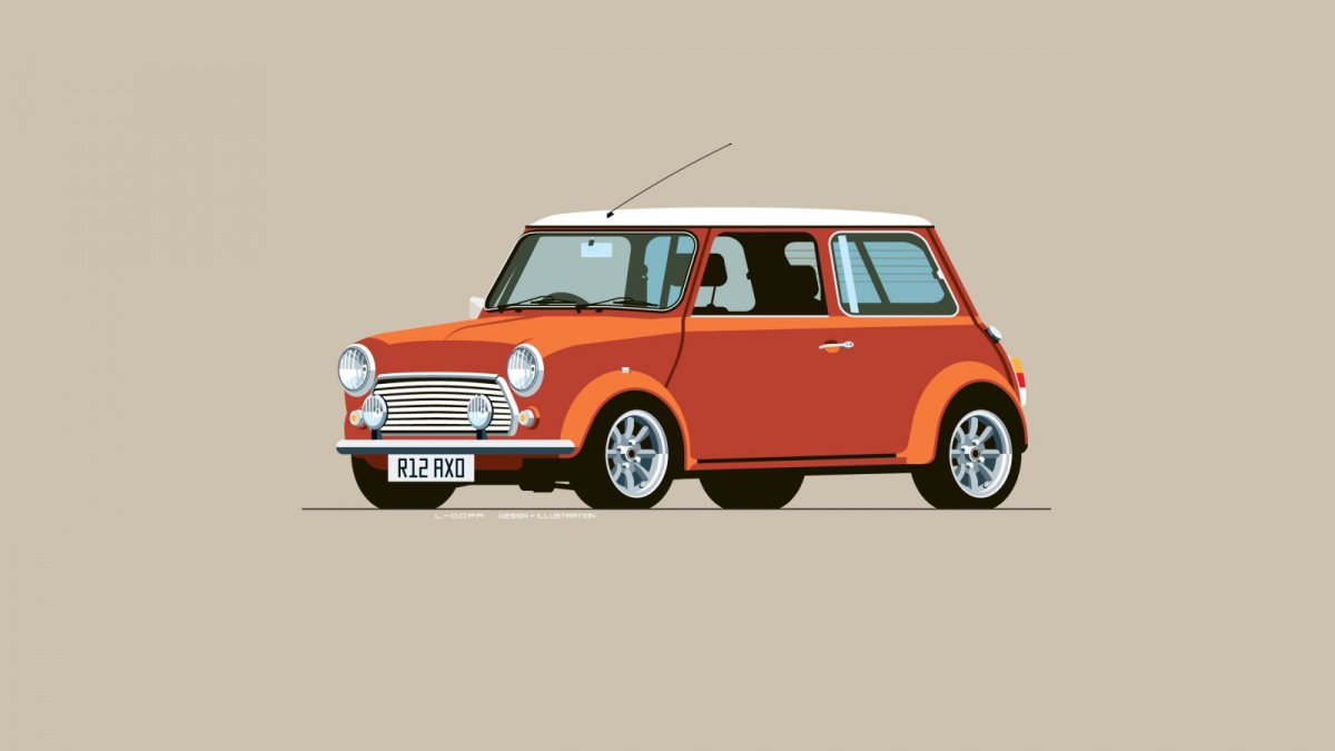 Mini Cooper арт