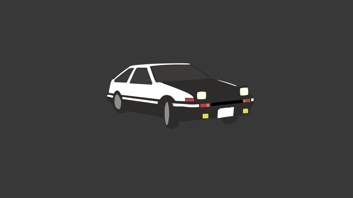 Ae86 initial d обои