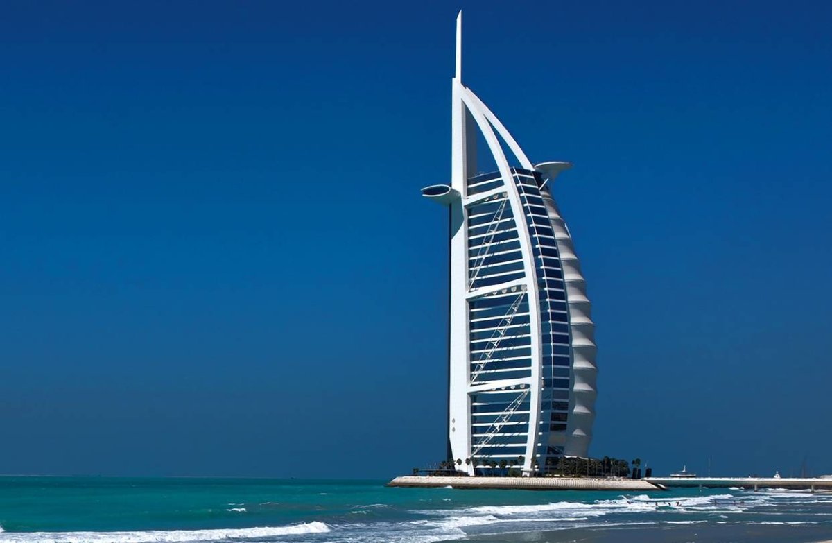 Отель Burj al arab. Дубай, арабские эмираты.