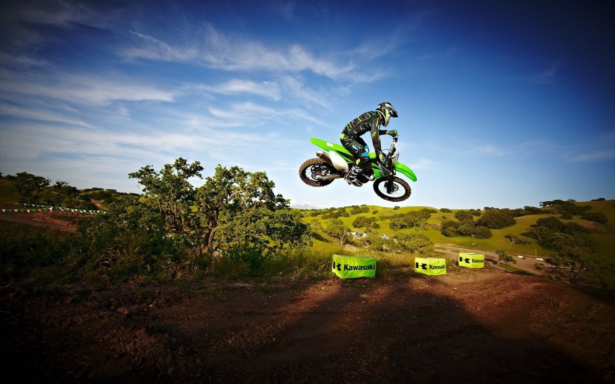 Kawasaki 450 KX-F стант