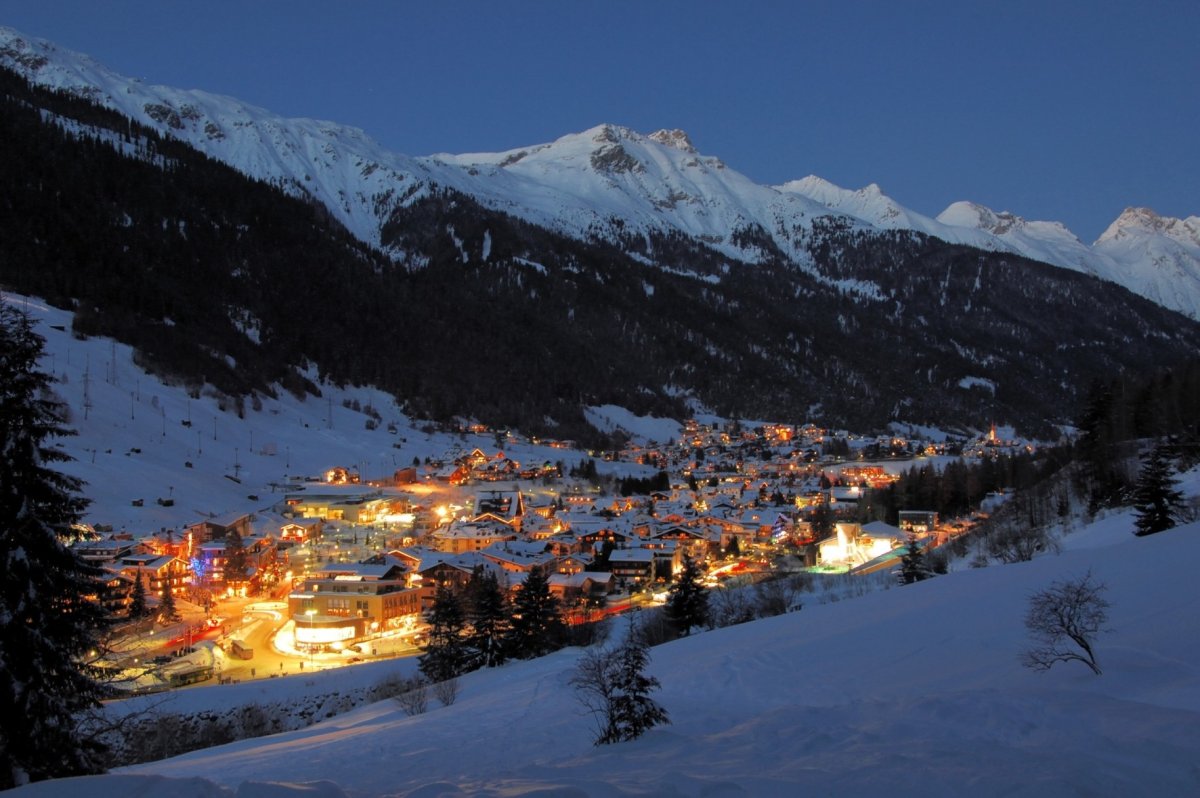 St anton Австрия горнолыжный курорт