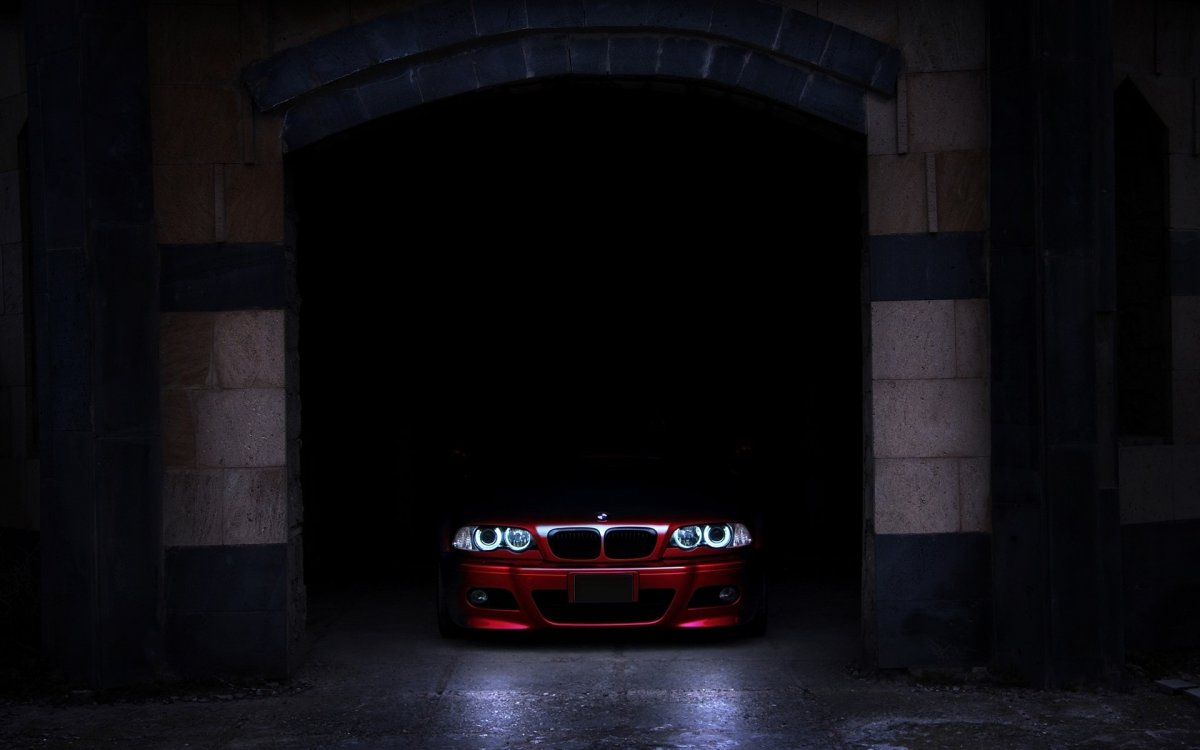 BMW e46 в темноте