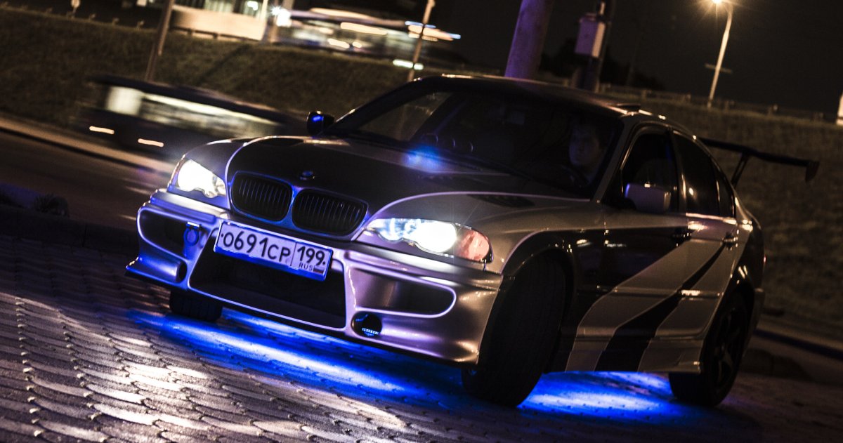 BMW e46 неон