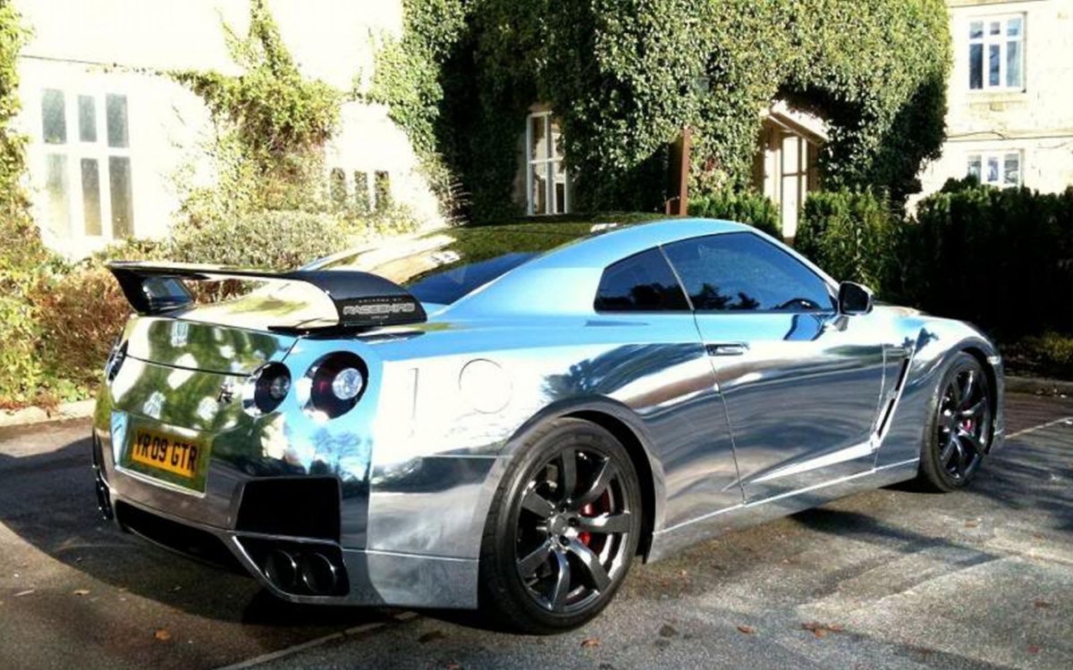 Nissan GTR хром