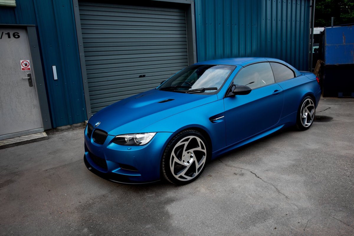 Matte Chrome BMW m3