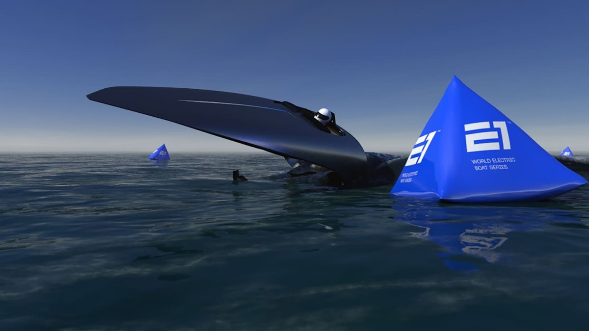 Гонках серии e1world Electric Powerboat