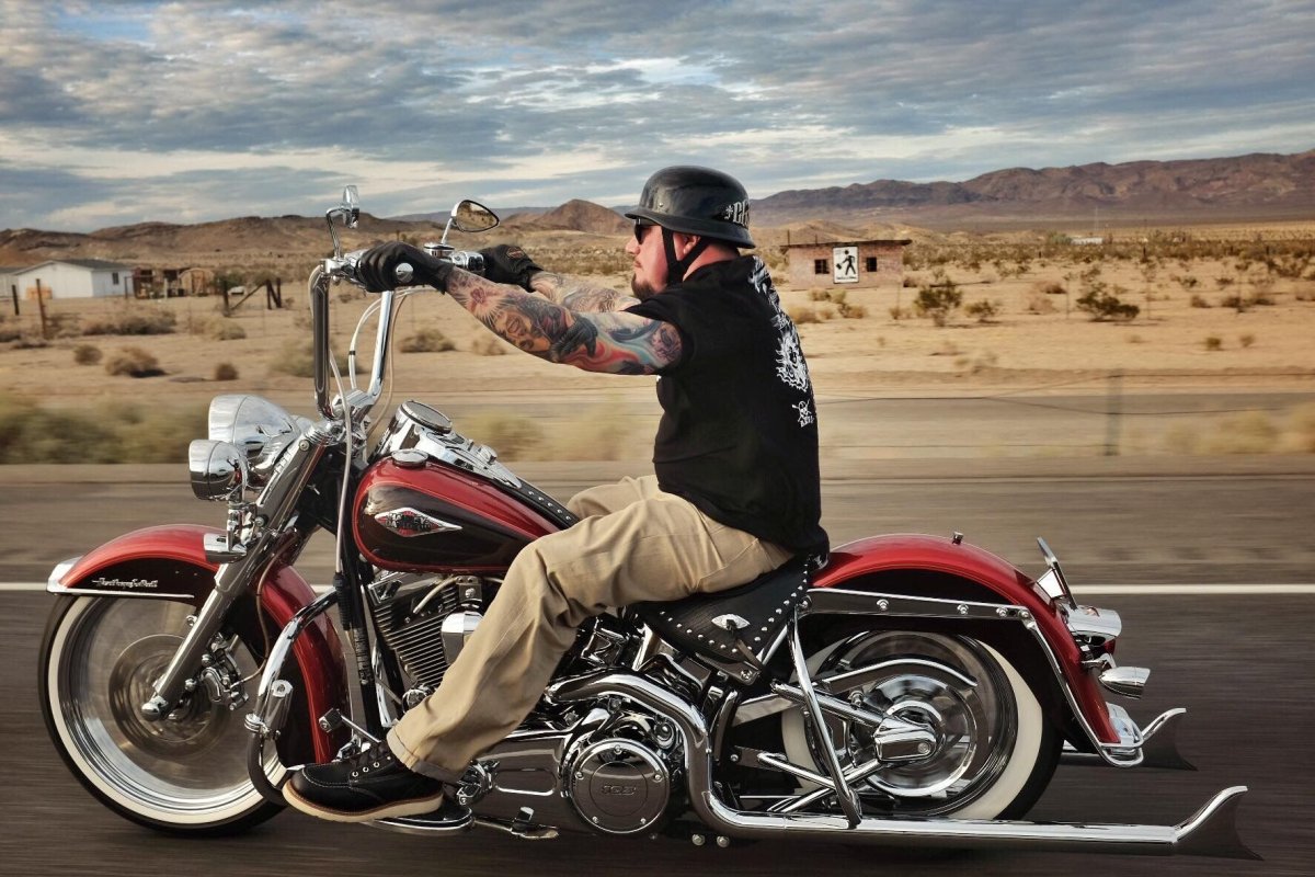 Harley Davidson Softail Chicano