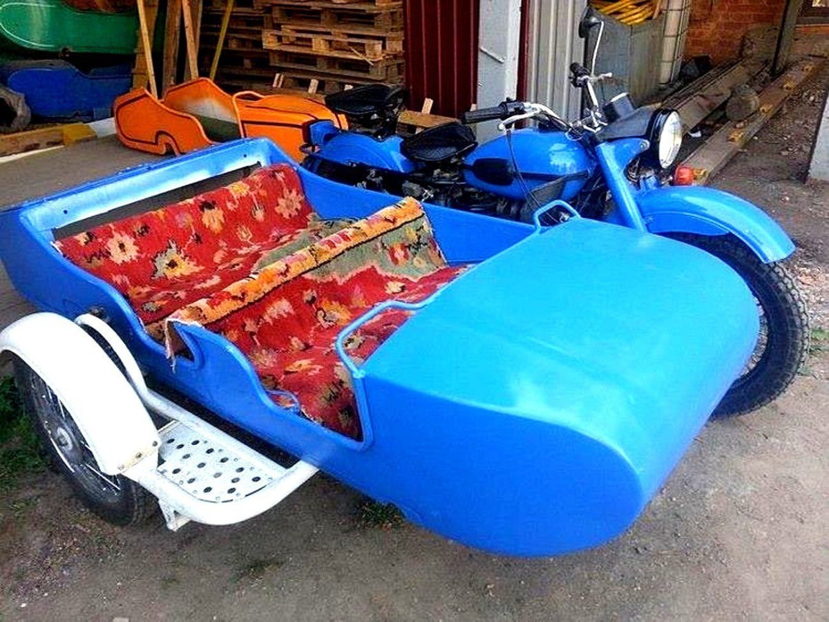 Прицеп из коляски мотоцикла