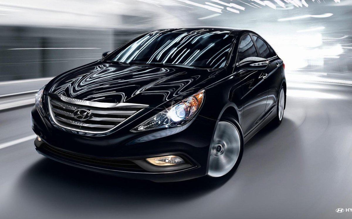 Hyundai Sonata 2014 черная