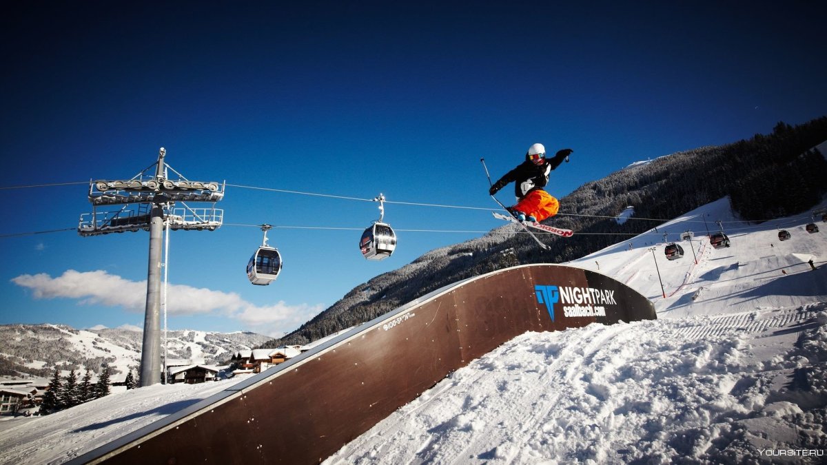 Snowpark в Австрии