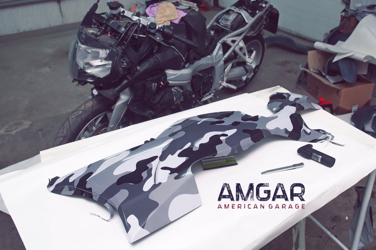 Мотоцикл BMW камуфляж