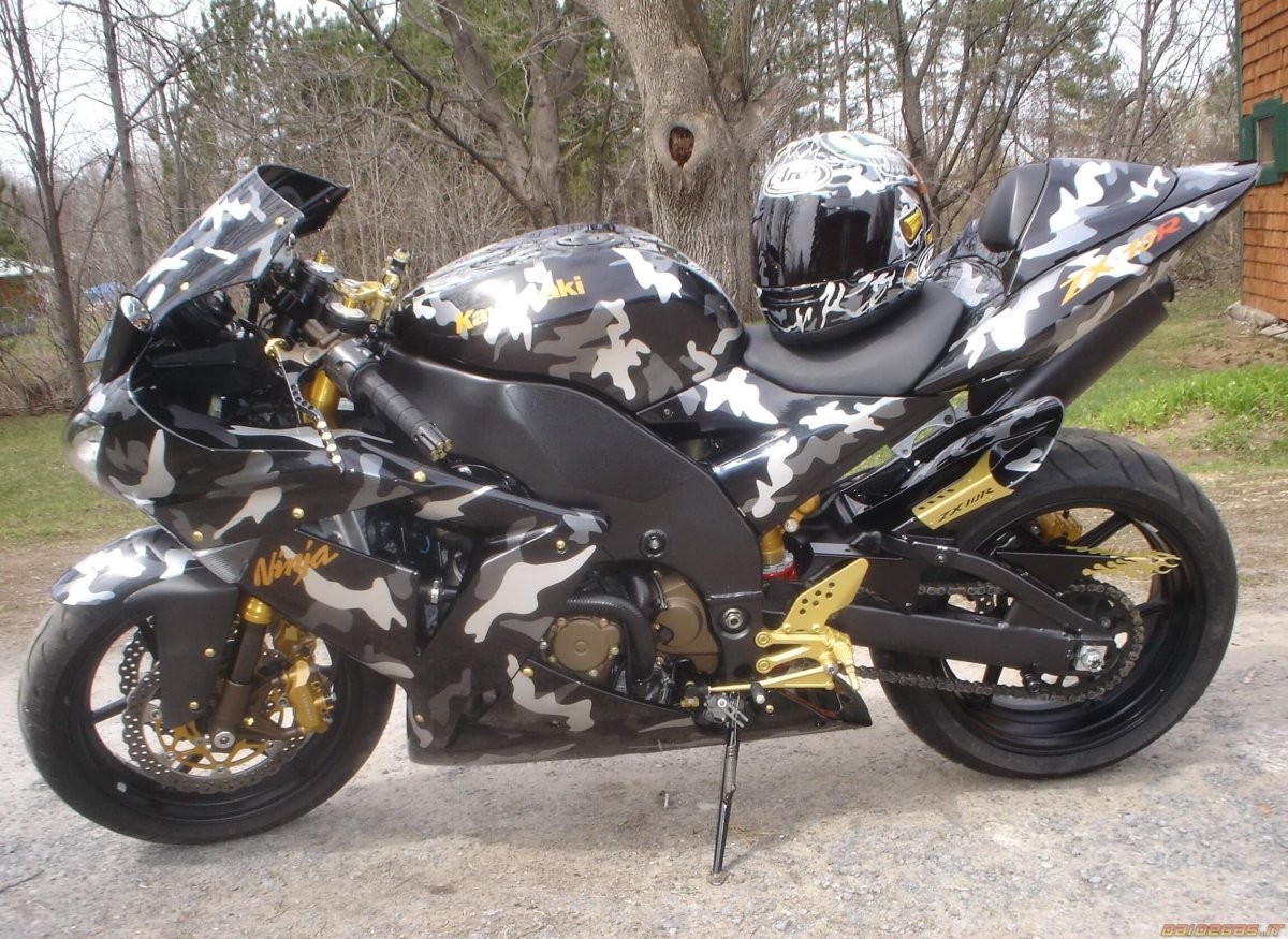 Yamaha r6 в камуфляже