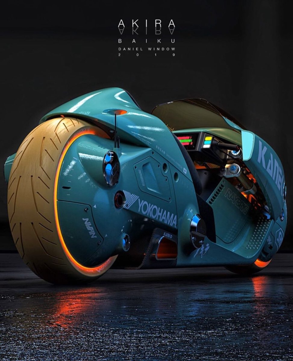 Cyberpunk мотоцикл концепт