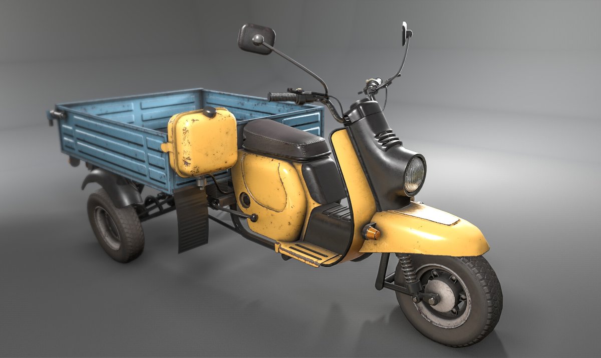 Мотороллер муравей 3