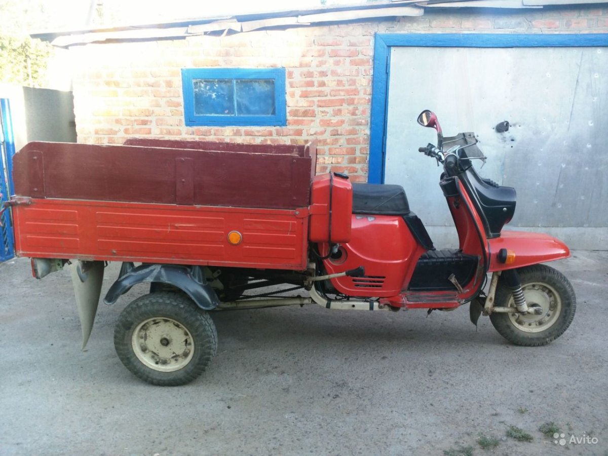Грузовой мотороллер «муравей-3»