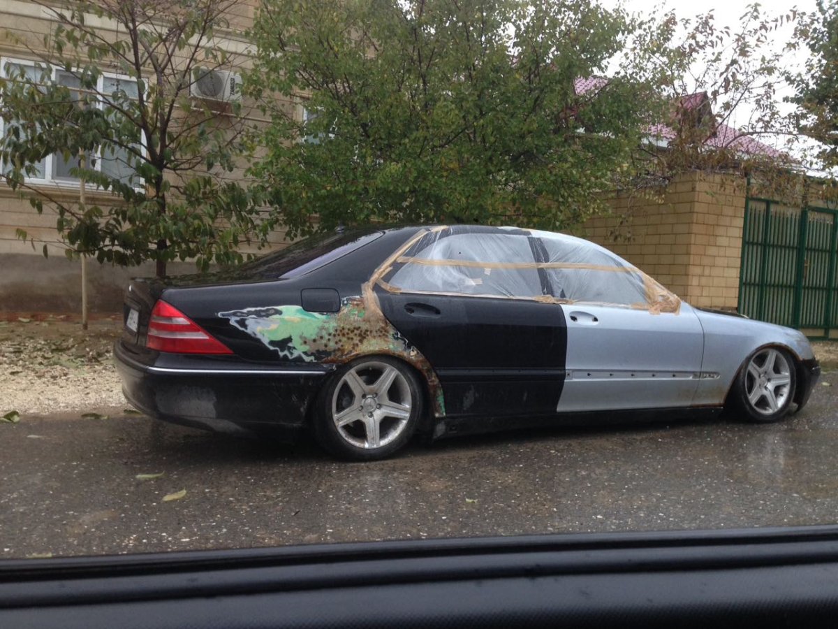 Mercedes w210 взорванный