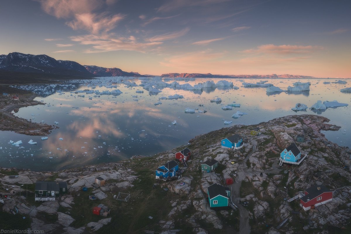 Гренландия пасмурно