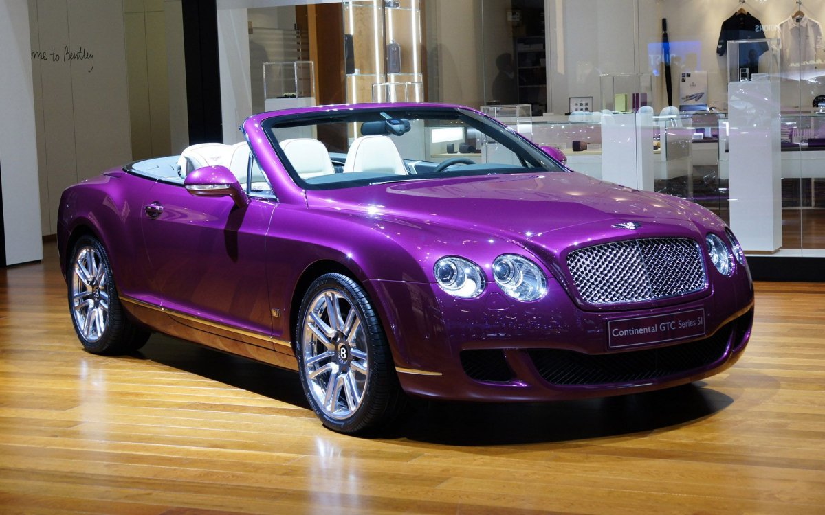 Bentley Continental gt Purple