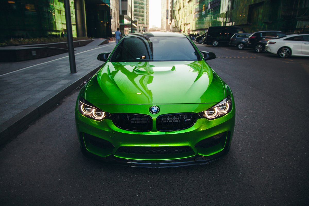 M4 BMW Green Black