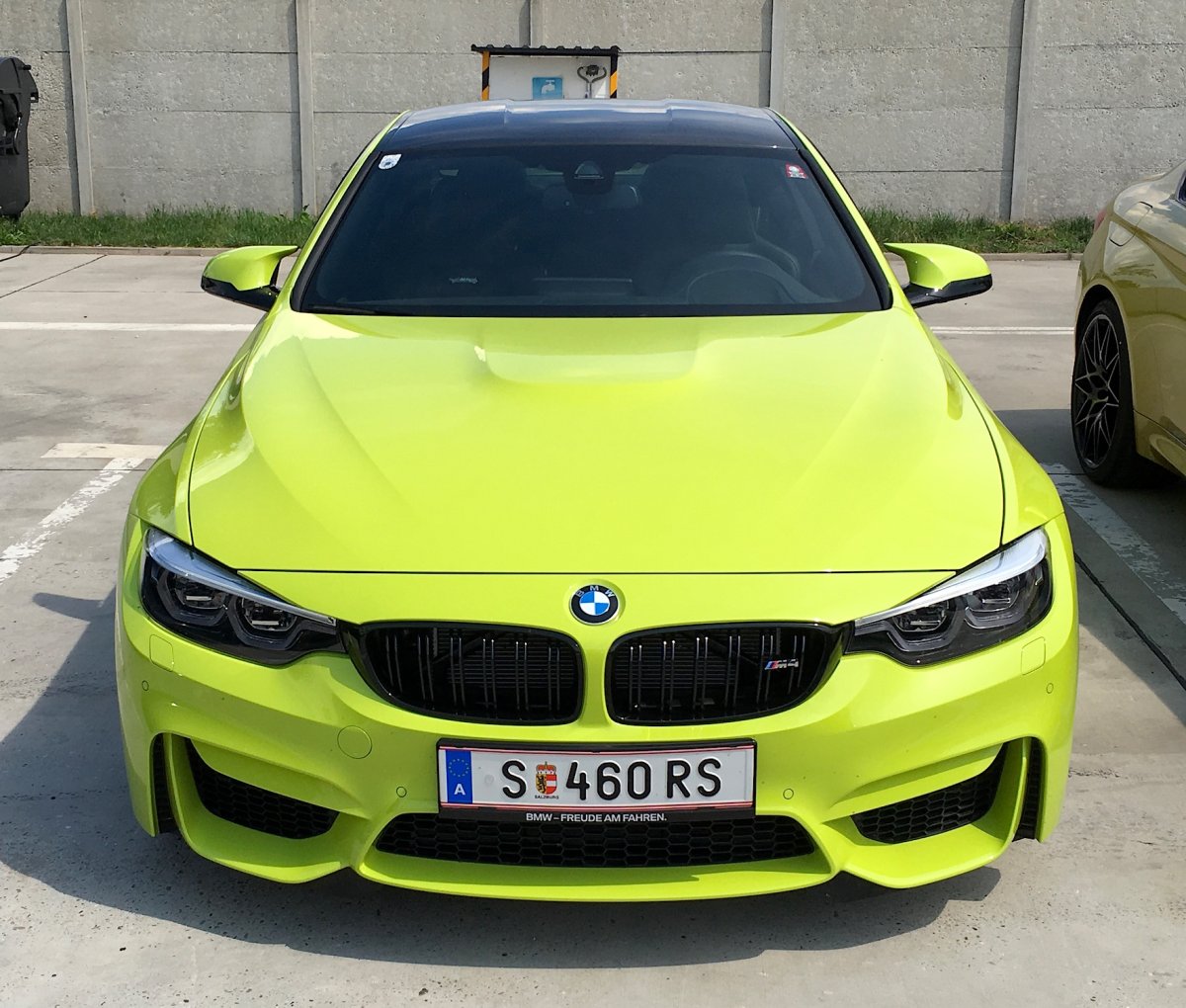 Neon Green BMW m4