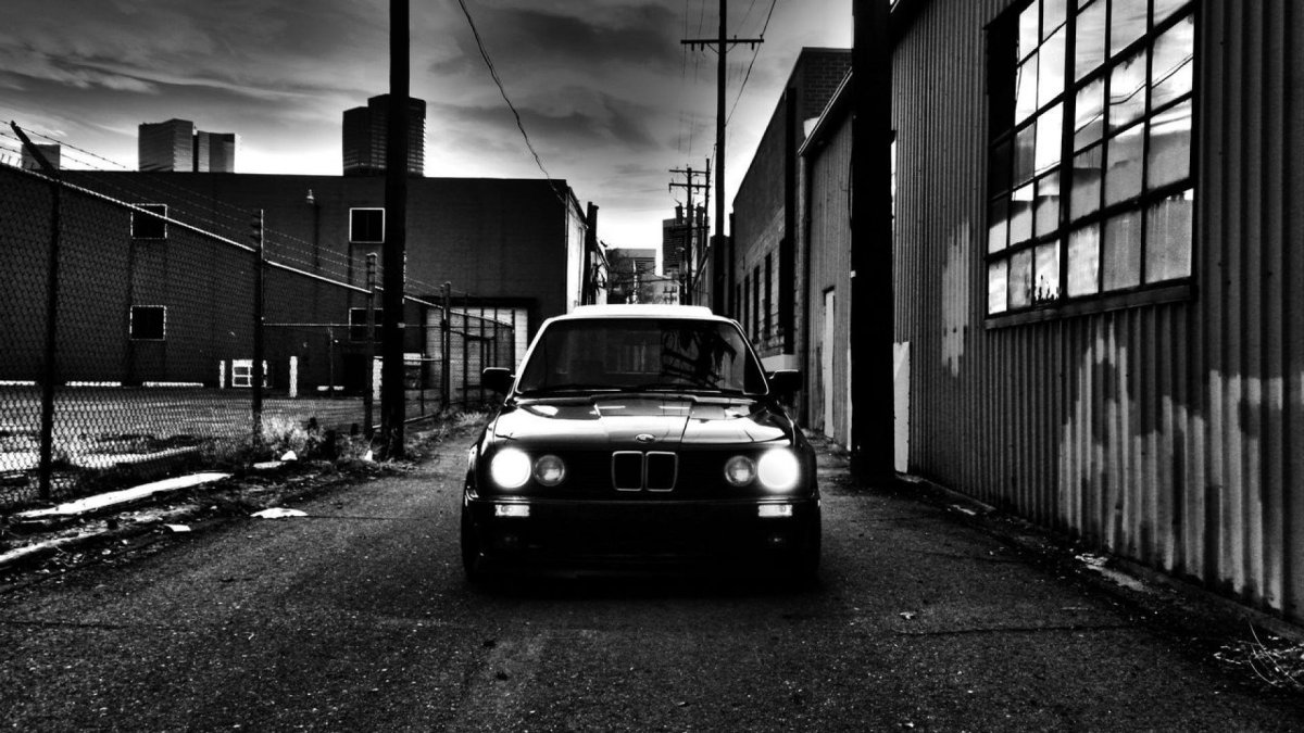 BMW e30 Black HD