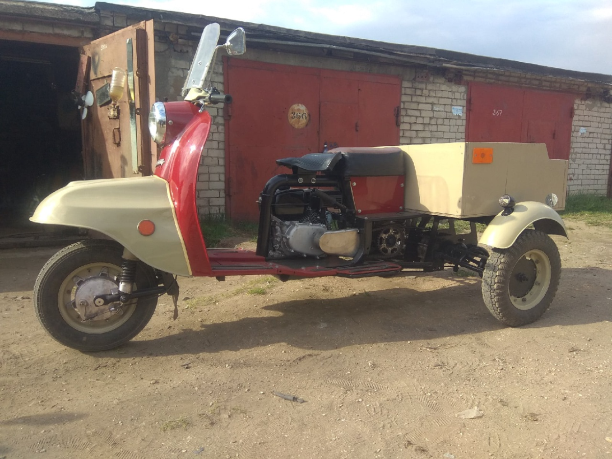 Мотороллер муравей без кузова