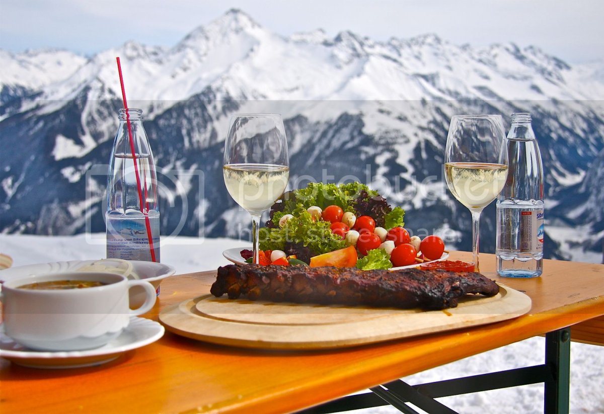 Куршевель ресторан французские Альпы