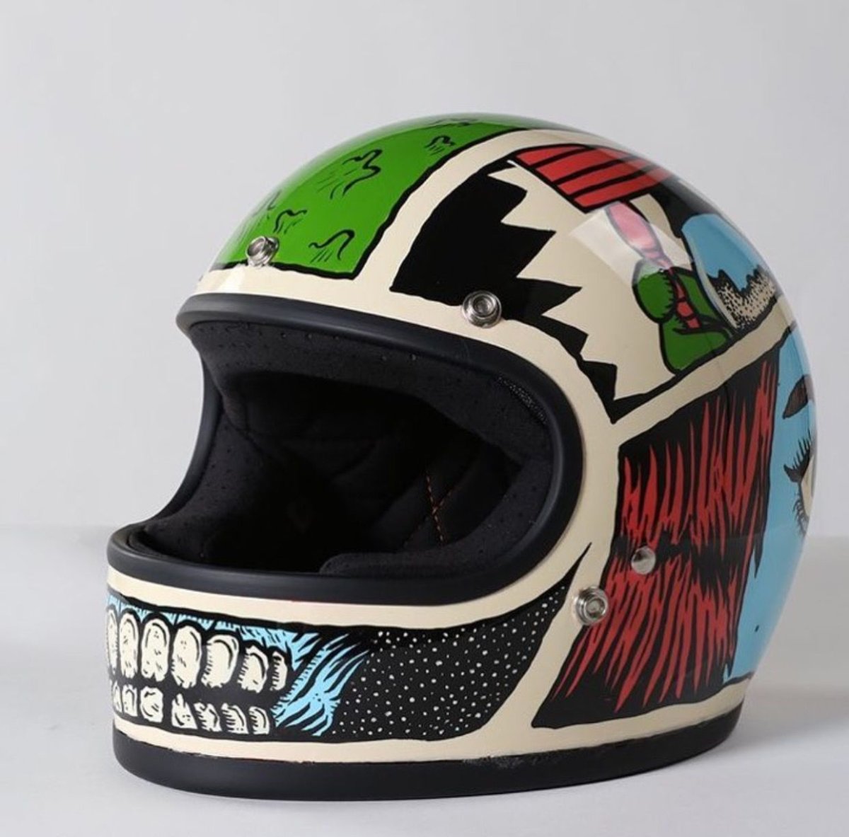 Vintage Moto Helmet