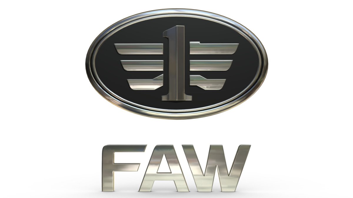 FAW logo 3d машина