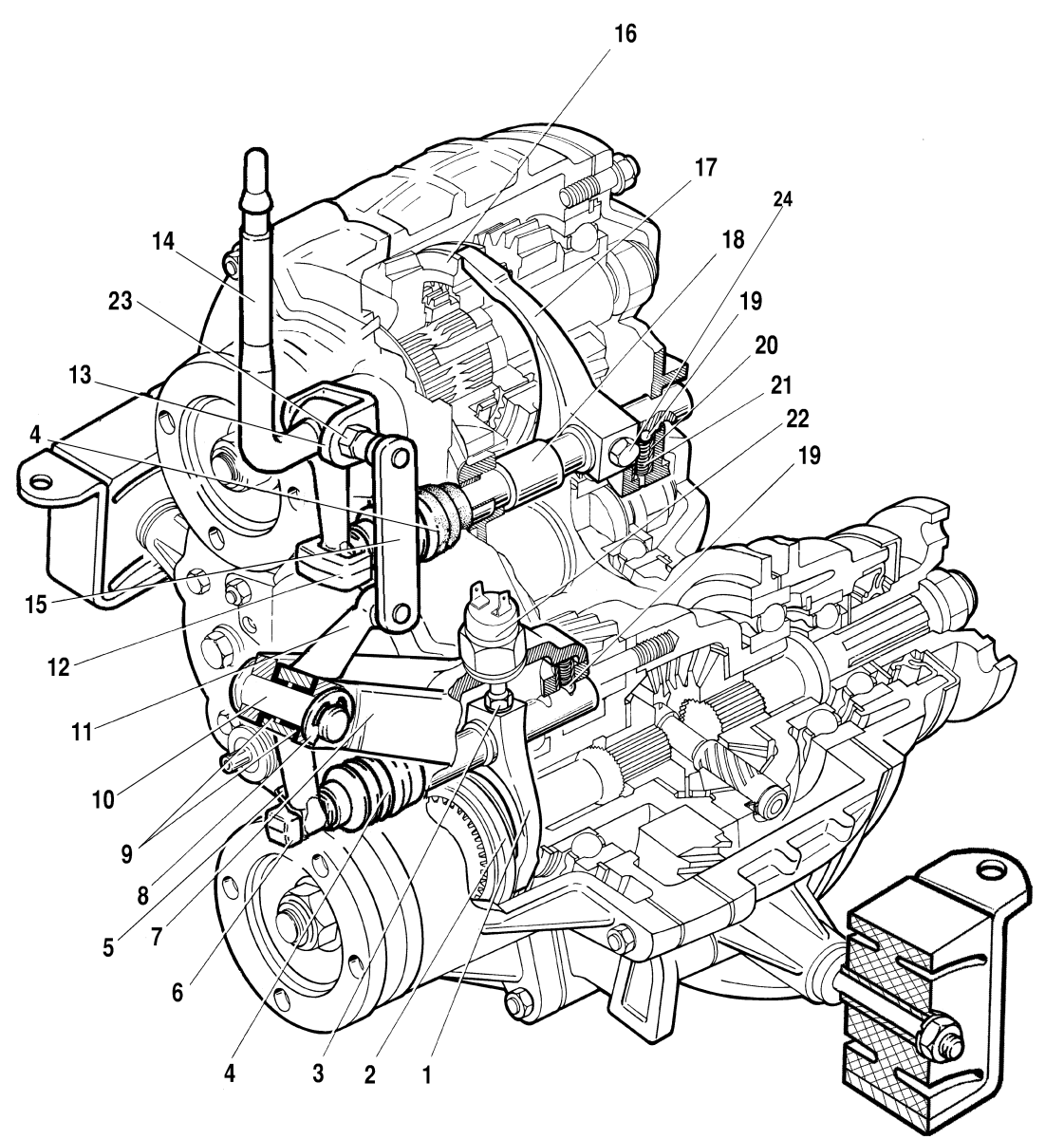 Нива 2121 КПП раздатка схема