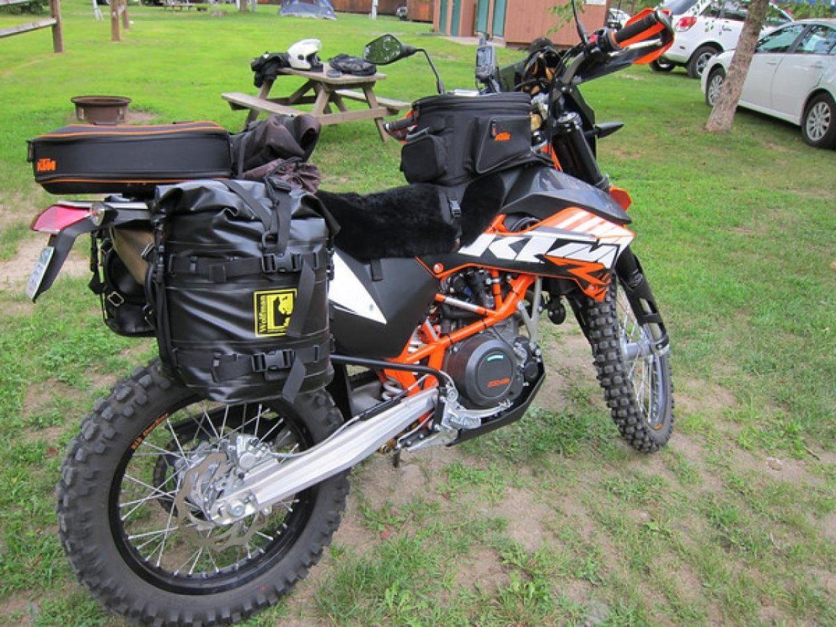 Багажная система на мотоцикл эндуро 250