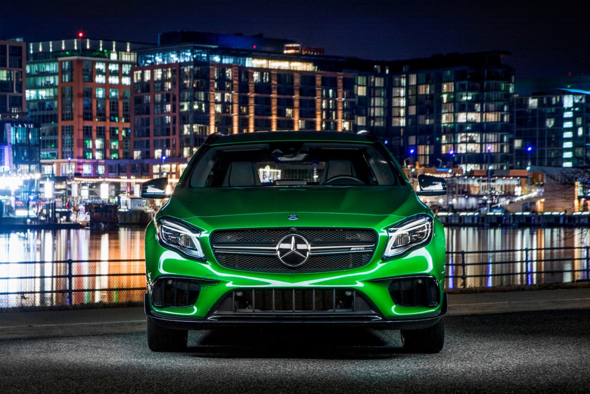 Mercedes 4 matic зеленый