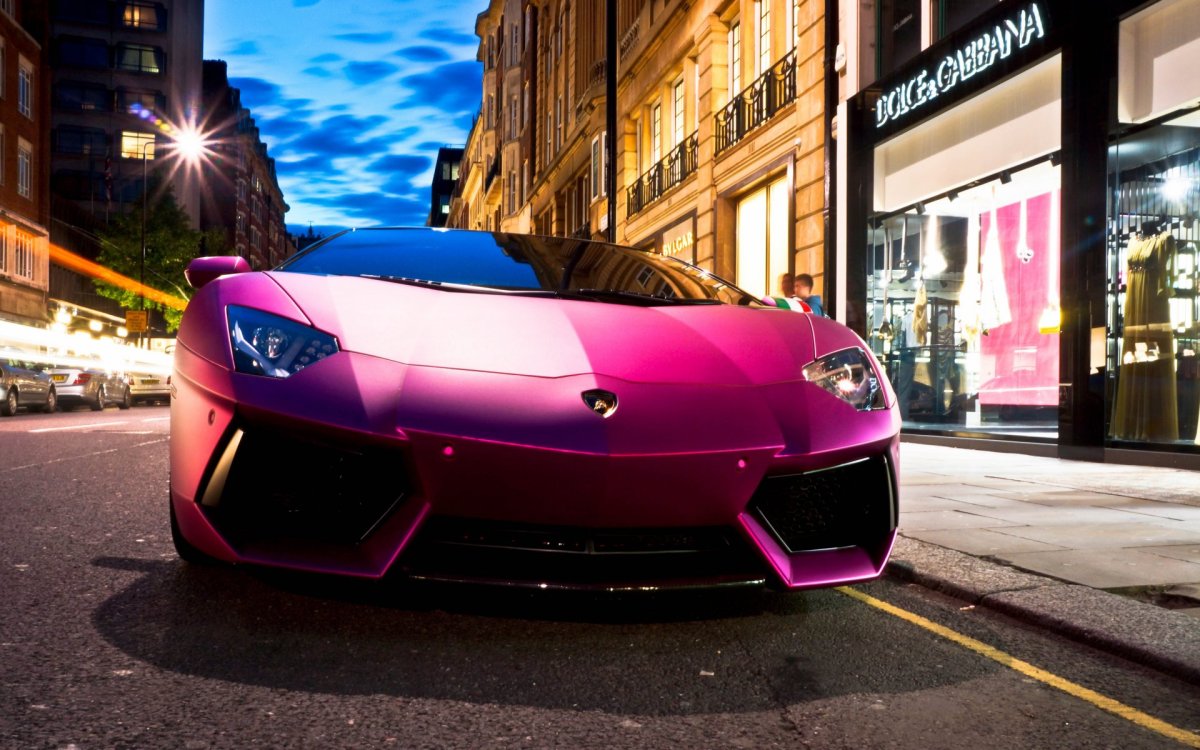 Lamborghini Aventador lp700-4 красный