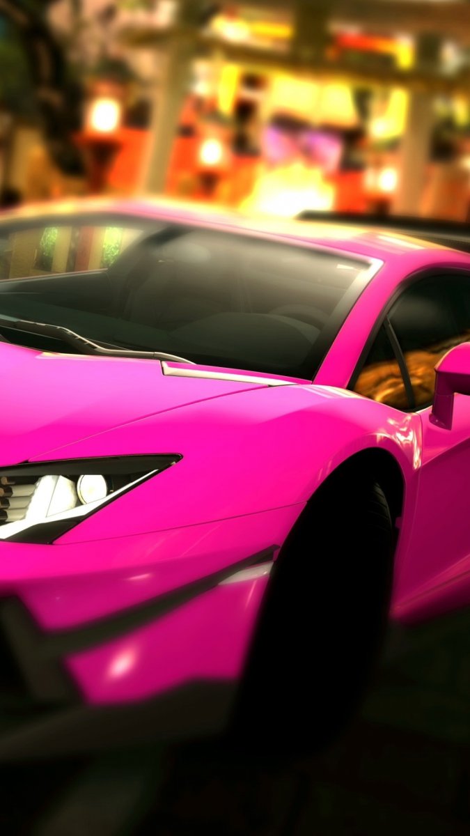 Lamborghini Aventador lp700-4 розовая