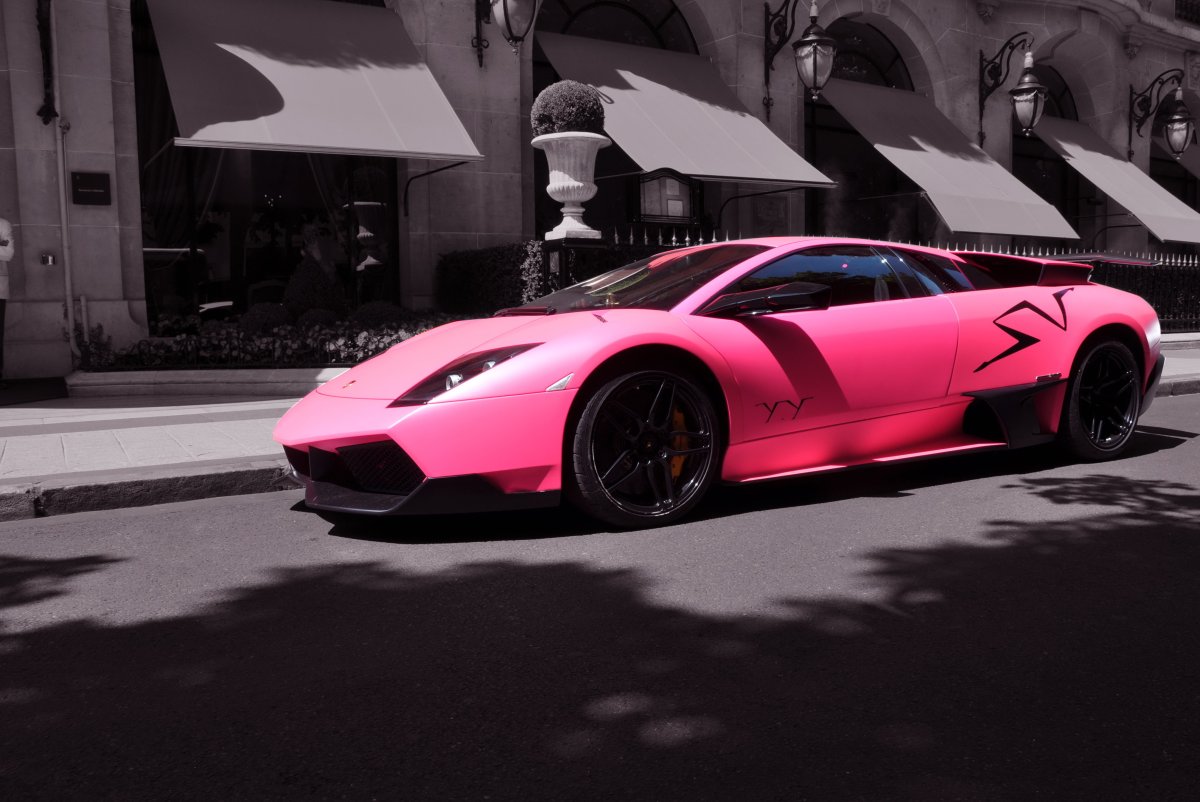 Lamborghini Murcielago SV розовая