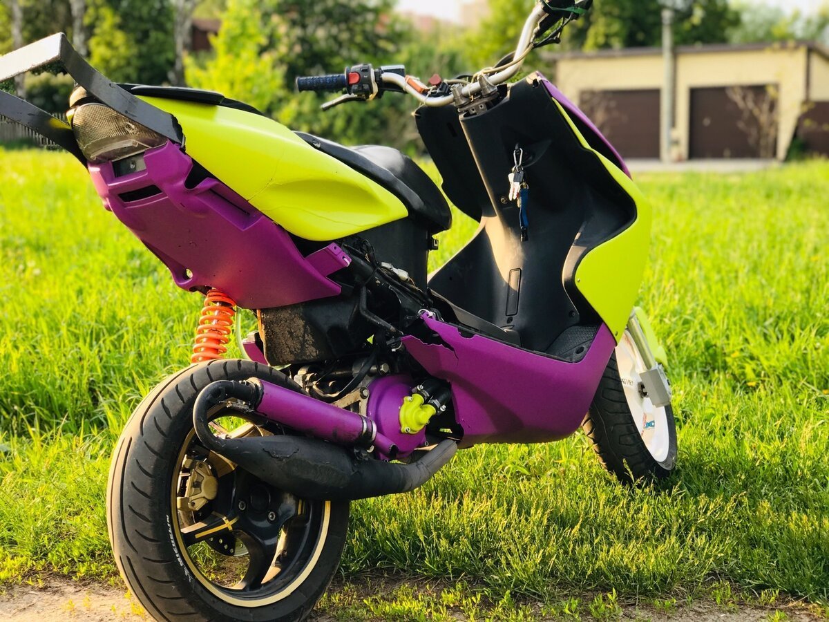 Yamaha Aerox 50 стант