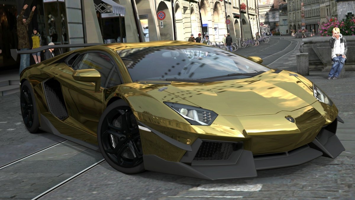 Lamborghini Aventador LP 700-4 из золота