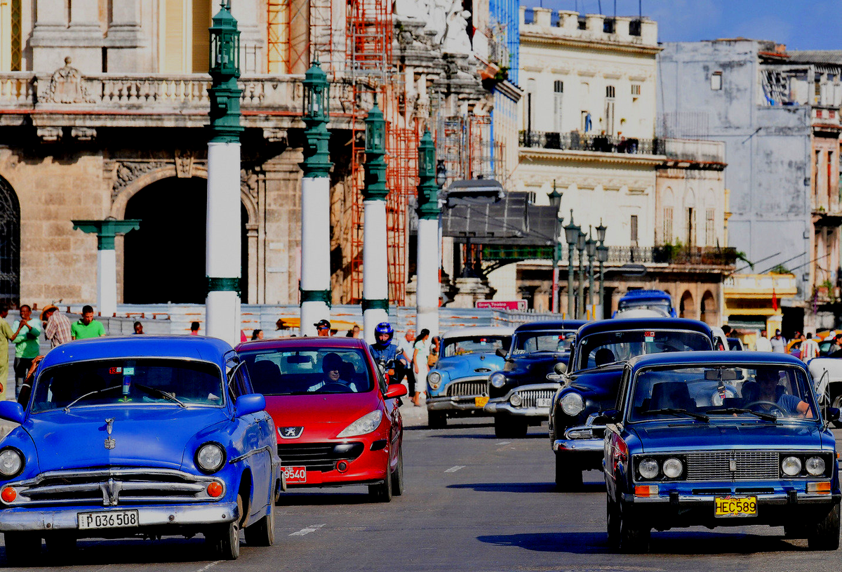Куба Гавана русские машины